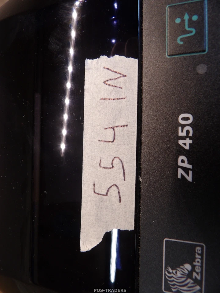 Zebra ZP450 Direct Thermal Barcode Label Printer 104mm - 554 INCH - TESTED OK - Bild 2 von 4