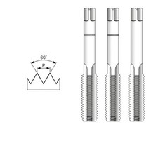 Gewindebohrer- Satz Linksgewinde Links LH, HSS, Auswahl M2 bis M20