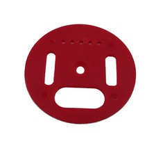 Rozeta otworów lotniczych 50 mm z blokadą drona czerwona 5 sztuk