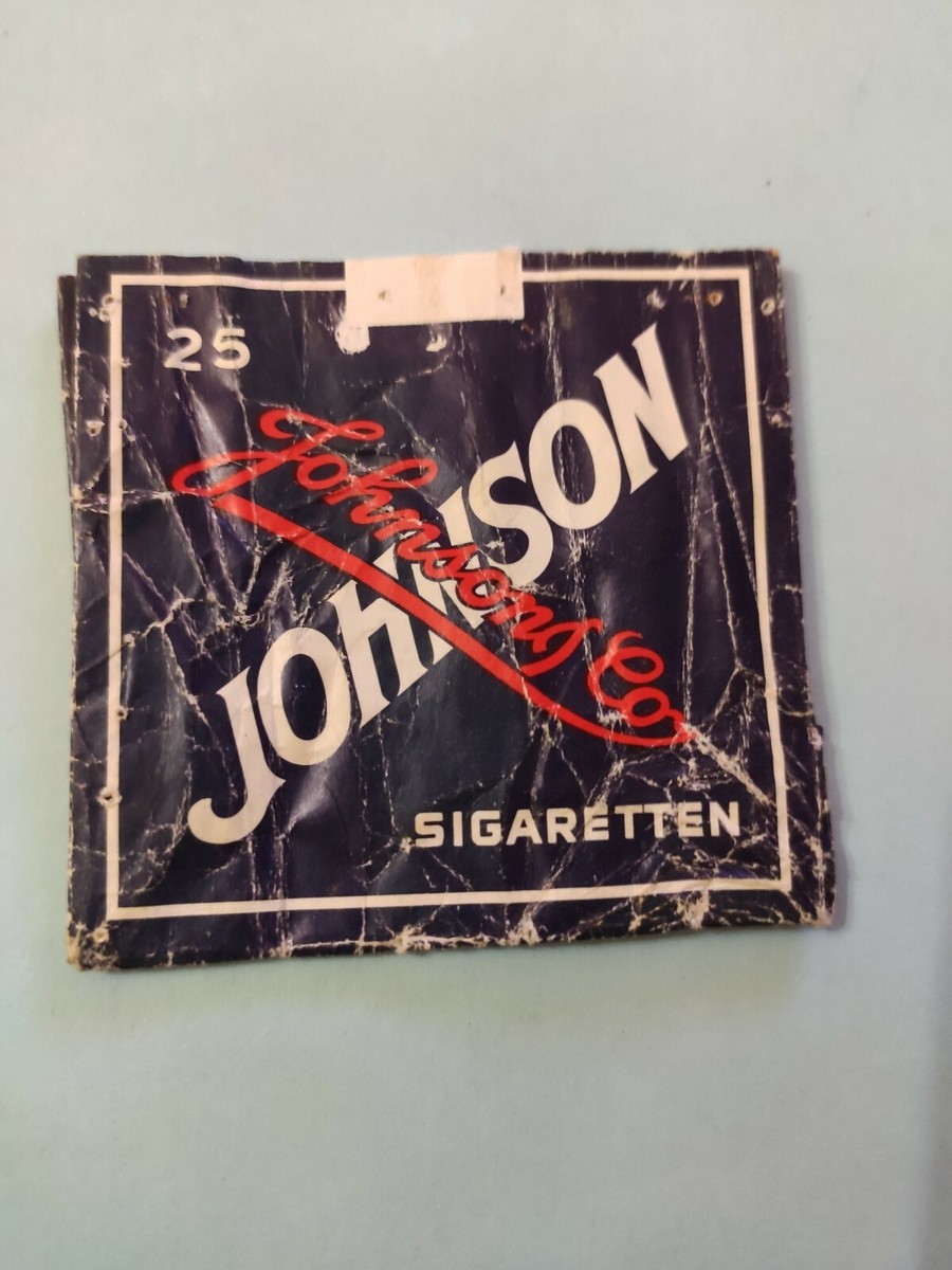 JOHNSON PACCHETTO SIGARETTE EMPTY VUOTO CIGARETTES PACKET
