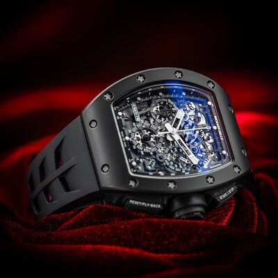 Richard Mille RM11 Black Phantom Limited 1 of 50 Complete Set RM 11 RM011