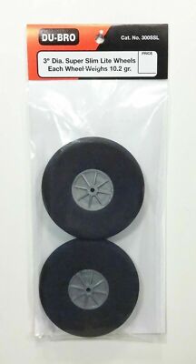 DuBro Products DUB300SSL 3 Inch Super Slim RC Airplane Tires Apprentice Upgrade