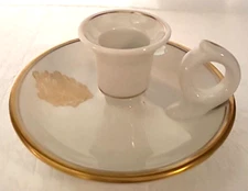 Vtg Hotel Of Cuba Candlestick Holder National Lamberton Straus & Sons Chamberstk