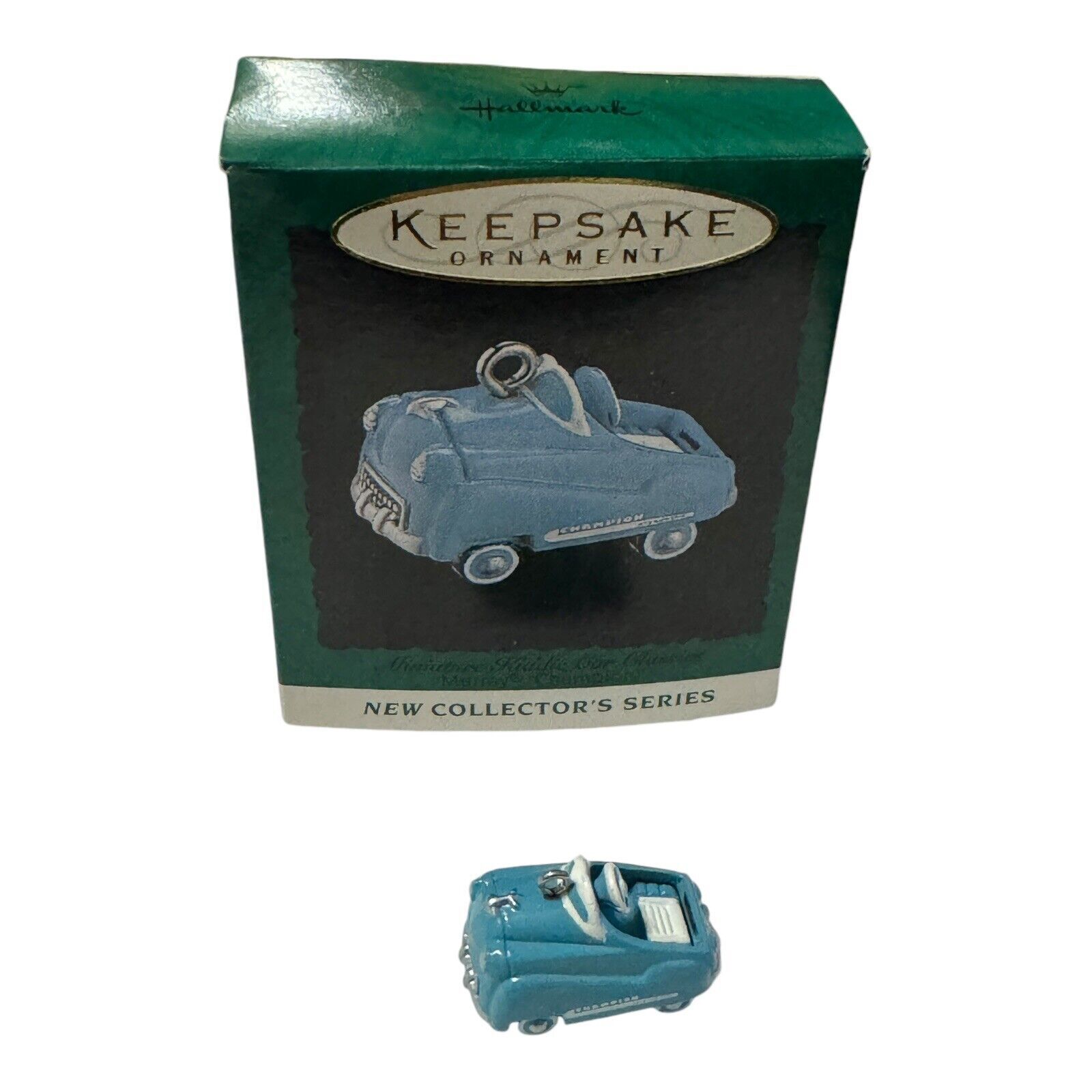 Hallmark Miniature Kiddie Car ornament Classics 1 Keepsake with box