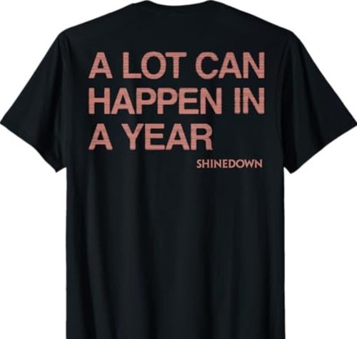 Shinedown A Lot Can Happen In a Year T-Shirt - Picture 2 of 3