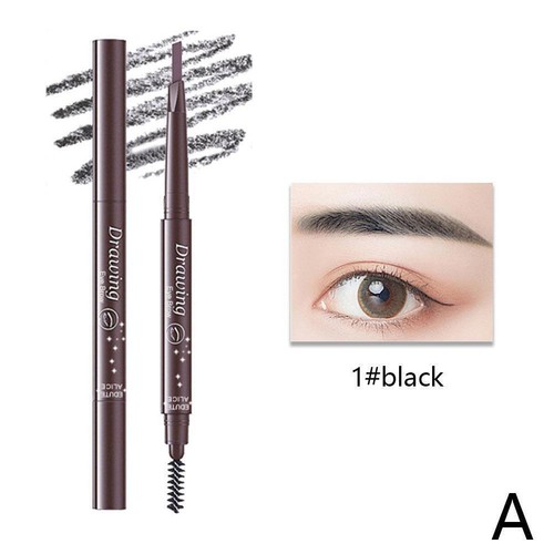 Triangle Eyebrow Double-headed Eyebrow Pencil Automatic Eyebrow Rotation I1A4 - Picture 13 of 17