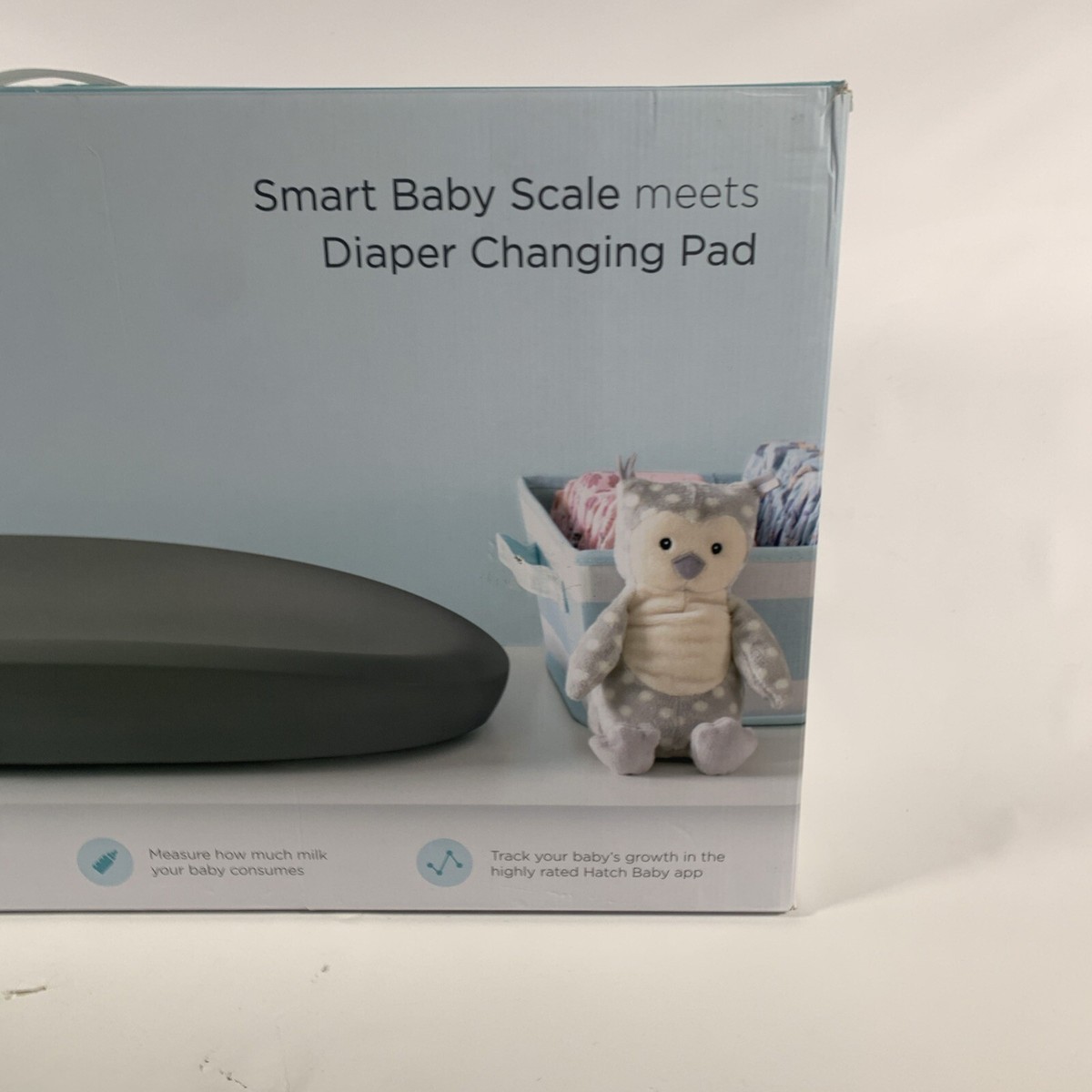 Hatch Baby HBG16001GRY Grow Smart Changing Pad and Scale Gray Infant