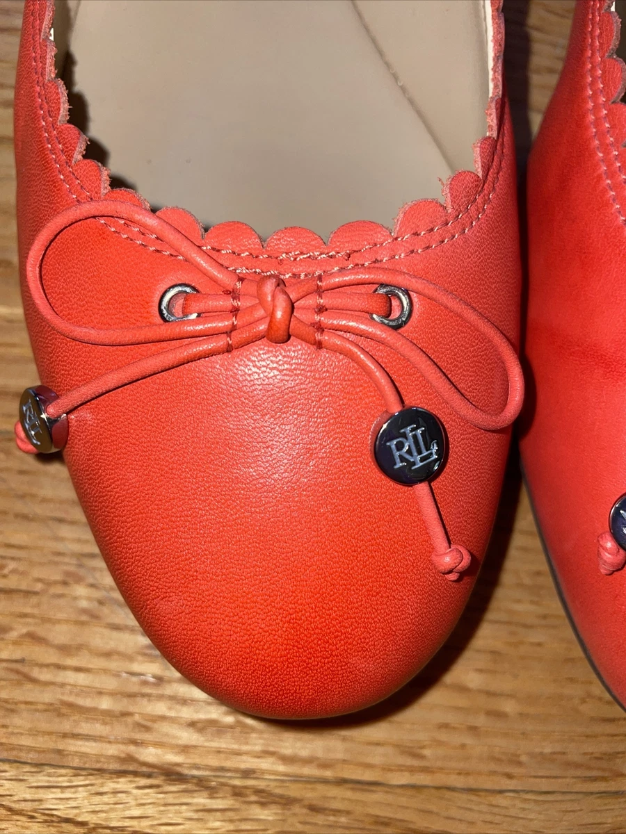 Ralph lauren best sale glennie bow flats
