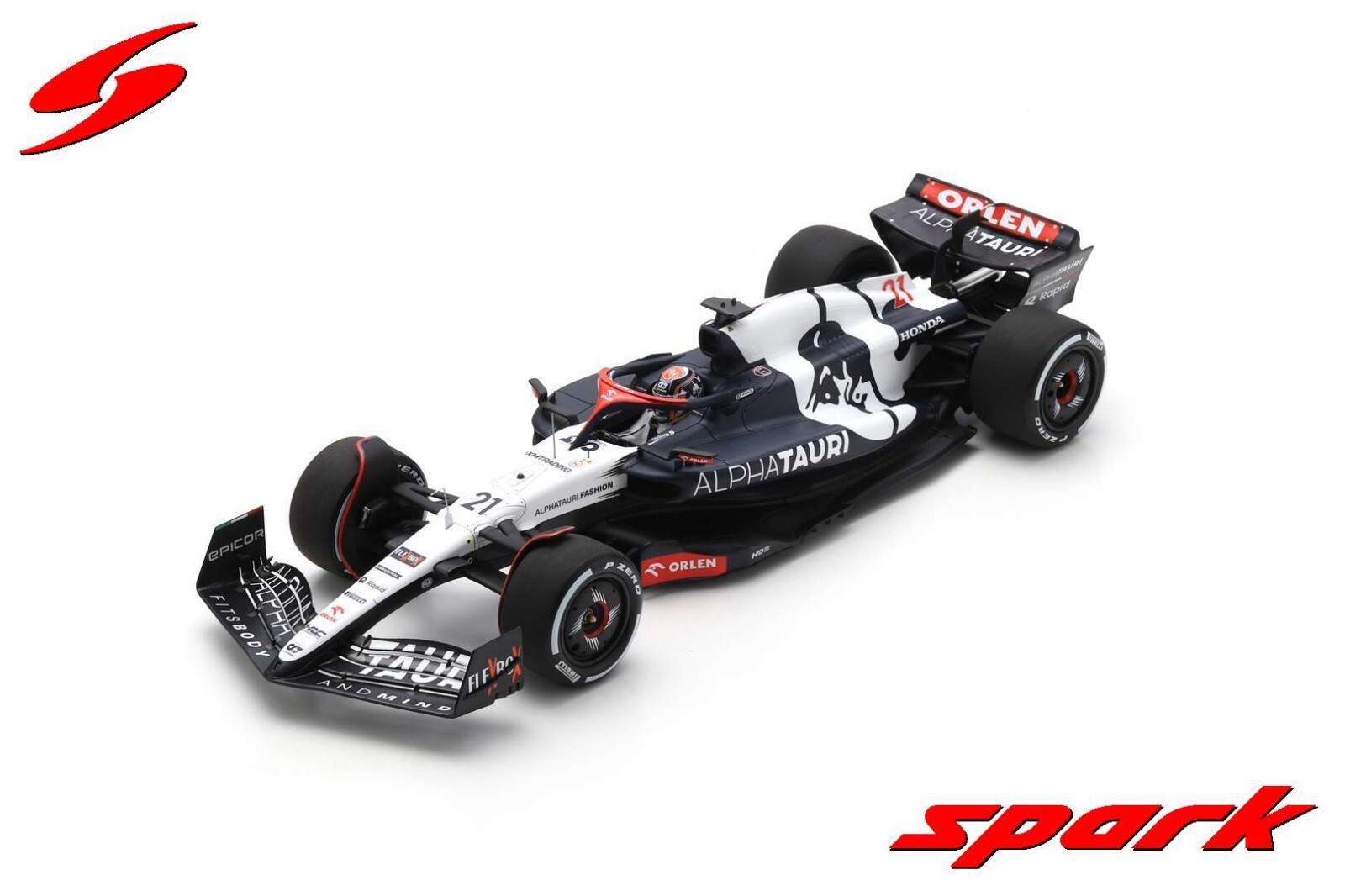 Spark 18S886 AlphaTauri AT04 voiture miniature F1 GP Bahrain 2023 de collection echelle 1/18