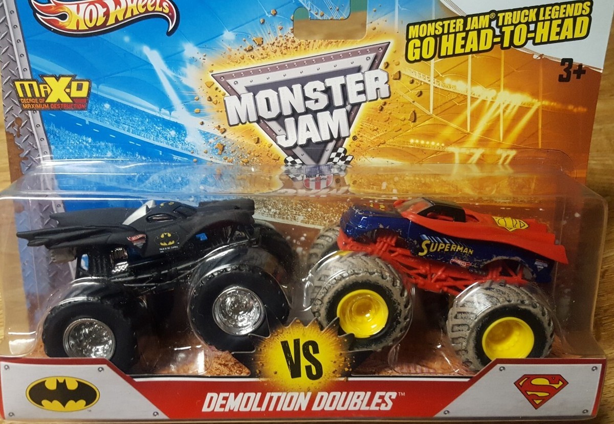 Hot Wheels Monster Jam Trucks Demolition Doubles Batman VS