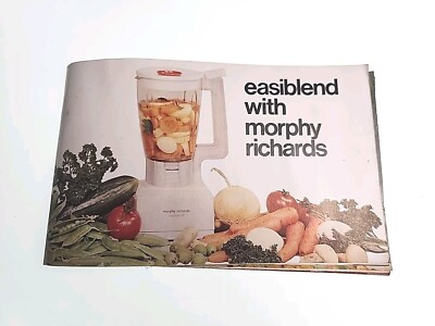 Easiblend Morphy Richards Vintage Paperback Book