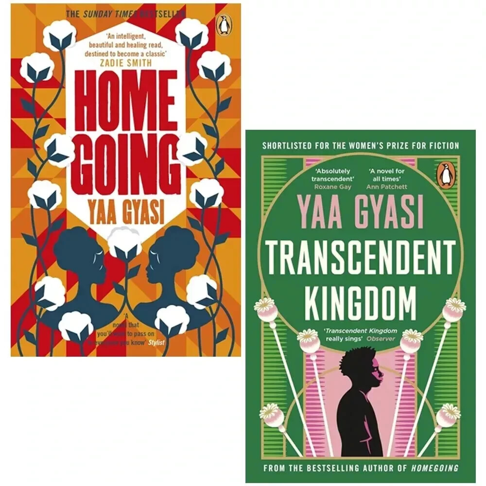 Yaa Gyasi 2 Books Collection Set Transcendent Kingdom, Homegoing BBC Between