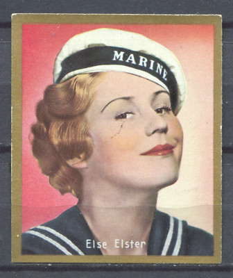 Else Elster Vintage Movie Star Trading Card Constantin Zigaretten No.153
