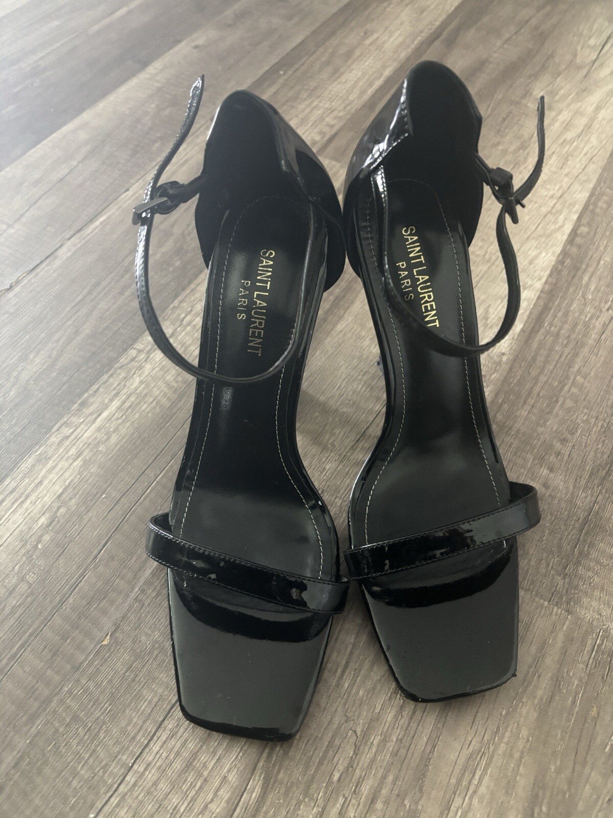 Sandalo Yves Saint Laurent Opyum in pelle nero taglia 40