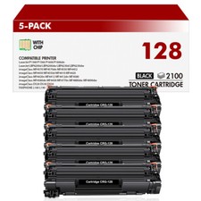 5PK CRG128 Toner Cartridge For Canon 128 ImageClass D550 D530 MF4770n MF4880dw
