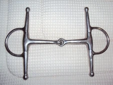 KORSTEEL Full Cheek Snaffle Bit - 5" - Stainless Steel - GREAT