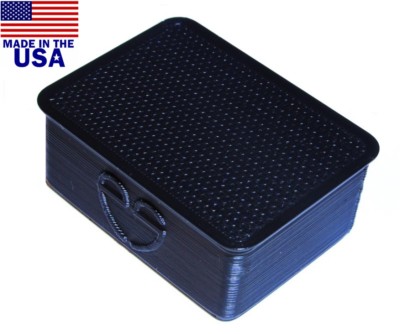 Stake Pocket Hole Covers Caps 2009-2018 Ram Bed Rail Set of 2