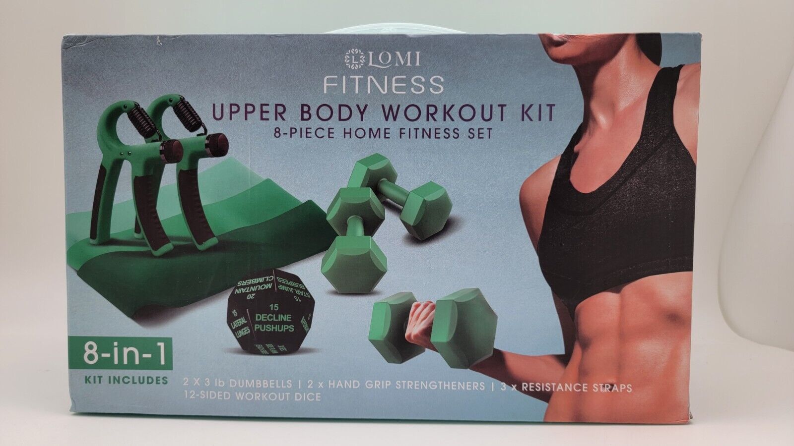 LOMI Fitness Upper Body 8 Piece Workout Kit