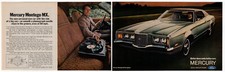 1972 MERCURY Montego MX Brougham Vintage Original 2 pages Print AD | Phonograph