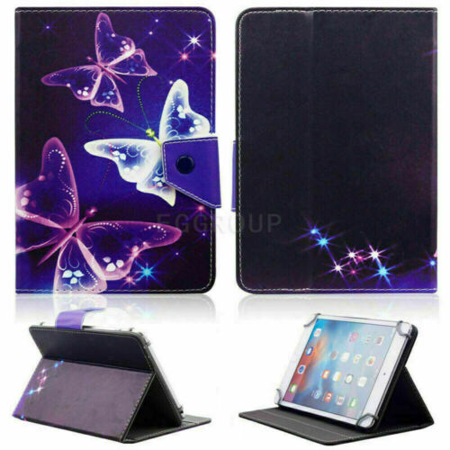 Custodia supporto pelle folio modello universale per tablet Android 7" 8" 10,1" - Foto 28 di 98