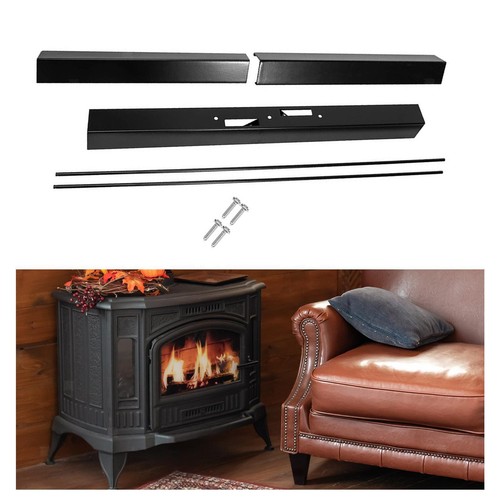 Curtain Rod And Valance Kit for Fireplace Spark Screens Curtain Rod Kit - Picture 6 of 6