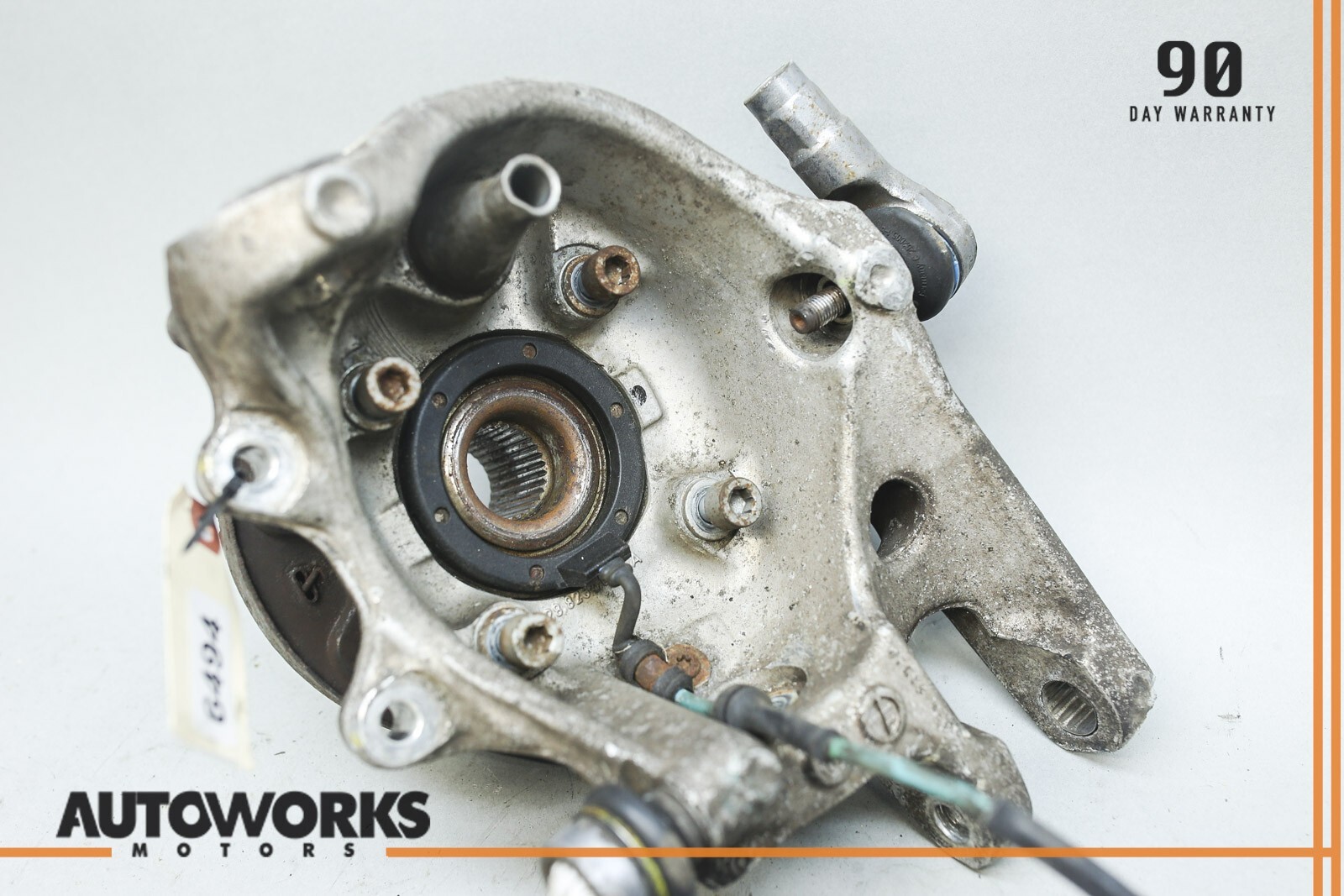 06-10 Maserati Quattroporte M139 Rear Right Spindle Knuckle Hub w/ Carrier OEM
