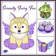 Webkinz Classic Serenity Fairy Fox CODE ONLY Estore Promo