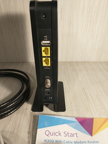 NETGEAR N300 Wifi Cable Modem Router DOCSIS 3.0 - Picture 7 of 7