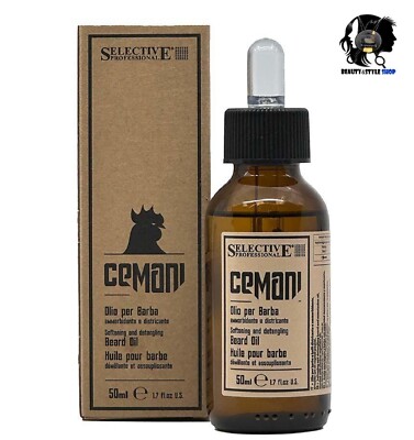SELECTIVE CEMANI PROFESSIONAL MUSTACHE BEARD CARE OIL 50ML BEARD OIL MOISTURIZING