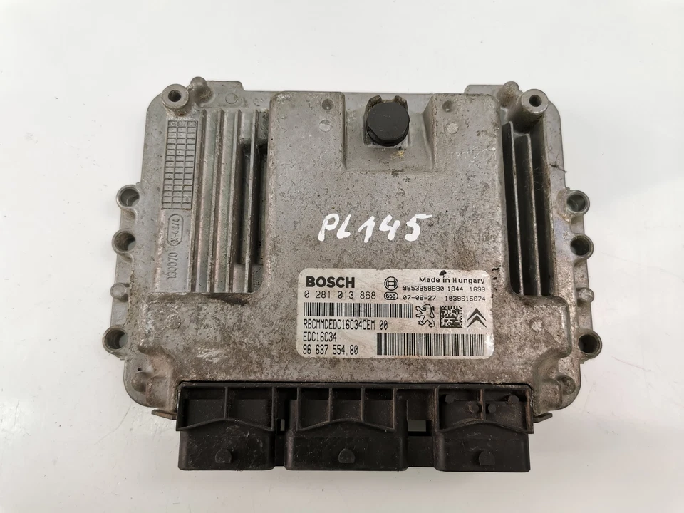 Centralina motore CITROËN C4 I LC ECU 9663755480 2008 20289561 - Immagine 2 di 4