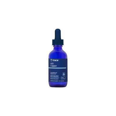 2 oz Ionic Copper Supplement with Trace Minerals for Bone and Tissue Health