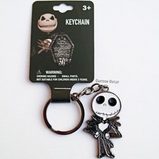 Disney Jack Skellington Llavero de Metal Pesadilla Antes de Navidad Regalo de Cumpleaños