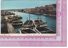 Postcard, Cuba, Matanzas, Sugar Lighters on the San Juan River, Dated 1908
