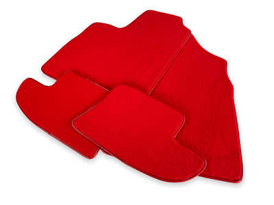 Floor Mats For Bentley Continental GT 2004-2017 LHD Tailored Red Carpets Set