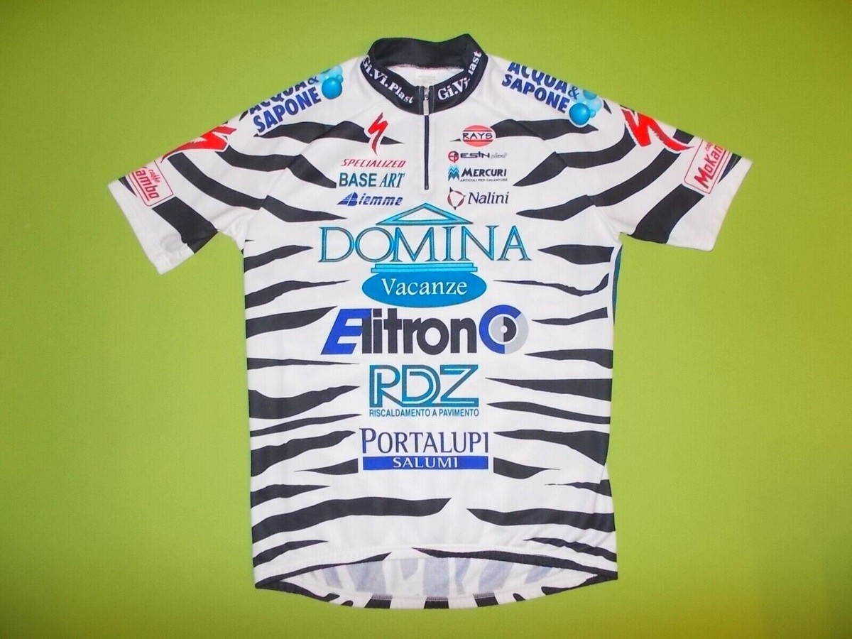 ZEBRA Shirt team DOMINA VACANZE - ELITRON 2003 (M) NALINI PERFECT