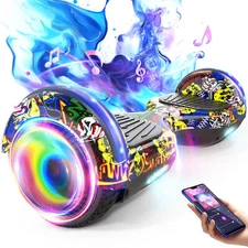 New 6.5" Smart Balance Wheel Hoverboard for Kids w/ Bluetooth & LED Lights