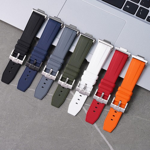 For Tissot PRX T137.407/410 Super Player 40MM Liquid Silicone Watch Strap Band - Picture 3 of 18