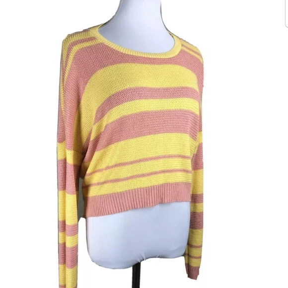 Pink yellow deals sweater