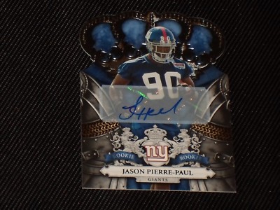 JASON PIERRE-PAUL 2014 PANINI ROOKIE SIGNED AUTOGRAPHED CARD GIANTS 014/249 