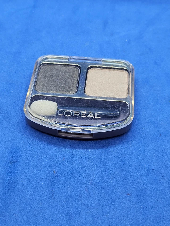 L'Oreal SOFT EFFECTS Eye Colour Shadow Duo GOLDEN MOSS Perle 0.08oz - Image 3 of 4