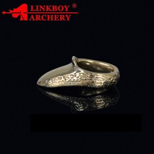 Anillo para pulgar de latón de 16-23 mm protector para dedos arco de tiro con arco caza equipo protector 1 pieza