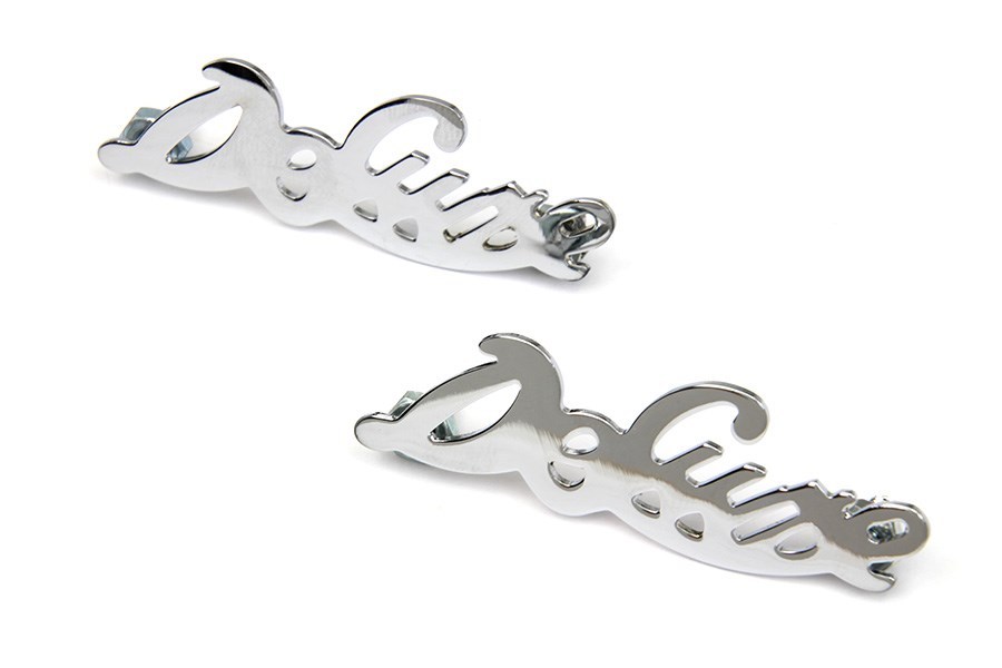 Knucklehead Panhead Shovelhead DELUXE FENDER EMBLEM Nickel 11530-46 | eBay