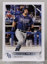 2022 Topps #346 - Francisco Mejia - Tampa Bay Rays - Near Mint