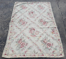 Vintage Hand Woven Traditional Kashmiri Multicolor Kilim Rug Carpet 157x105cm