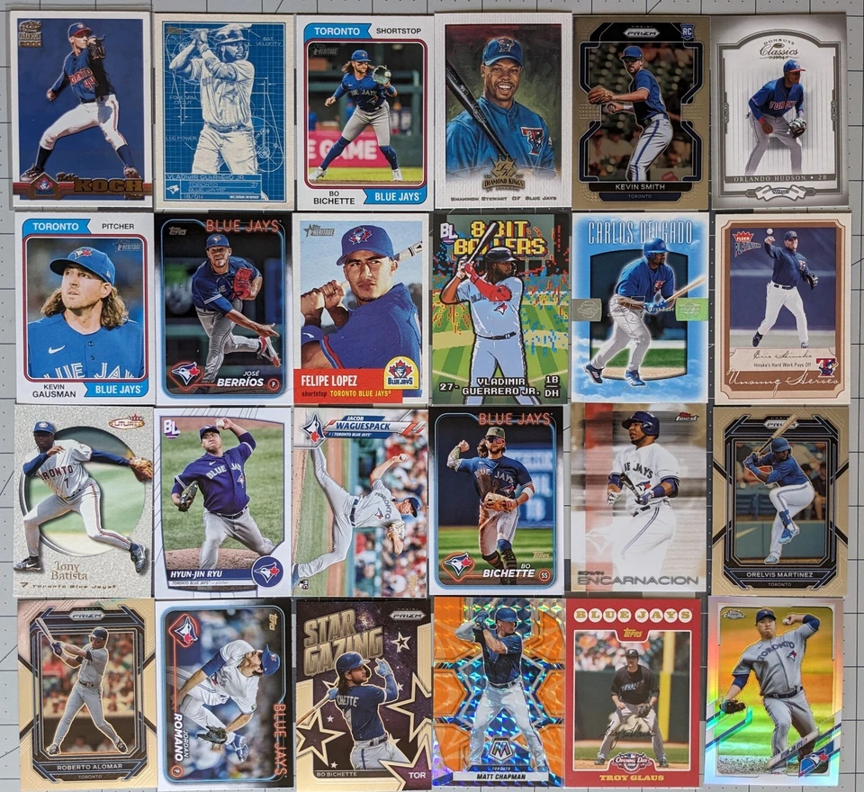 Toronto Blue Jays 96 Baseball Card Lot Rookies Prospects Cade Doughty #d/199 - Image 4 of 4