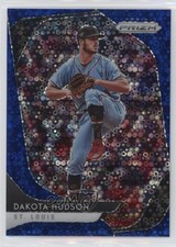2020 Panini Prizm Tier II Quick Pitch Blue Donut Circle /199 Dakota Hudson 6o3