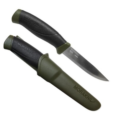 Morakniv Companion olive/schwarz MG Army Model mit Carbonstahlklinge, M-11863