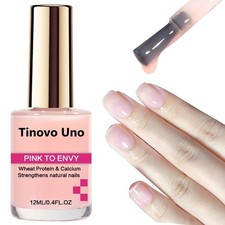 Tinovo Uno Nail Polish Metallic Rose Gold Nail Strengthener Fast Drying Mirror n