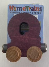 Maple Landmark Inc. 100177 NameTrains "Q" Purple Wooden Letter Car