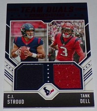 2023 CJ Stroud Tank Dell Panini Rookies Stars Team Duals /399 TD-CT RC Football